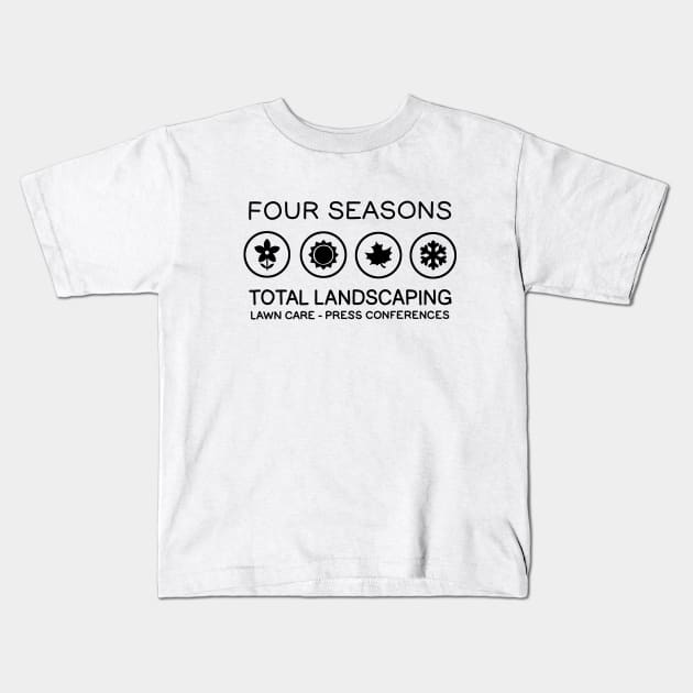 Four Seasons Total Landscaping Kids T-Shirt by valentinahramov